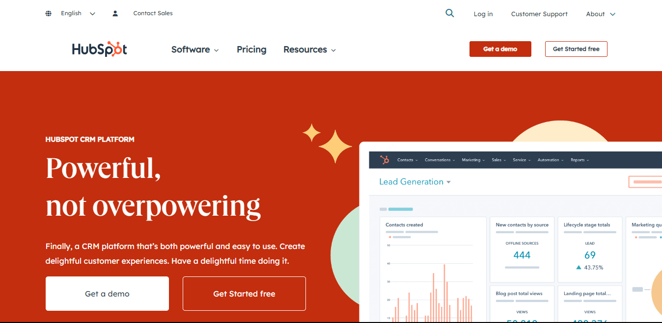 Hubspot Homepage Clone