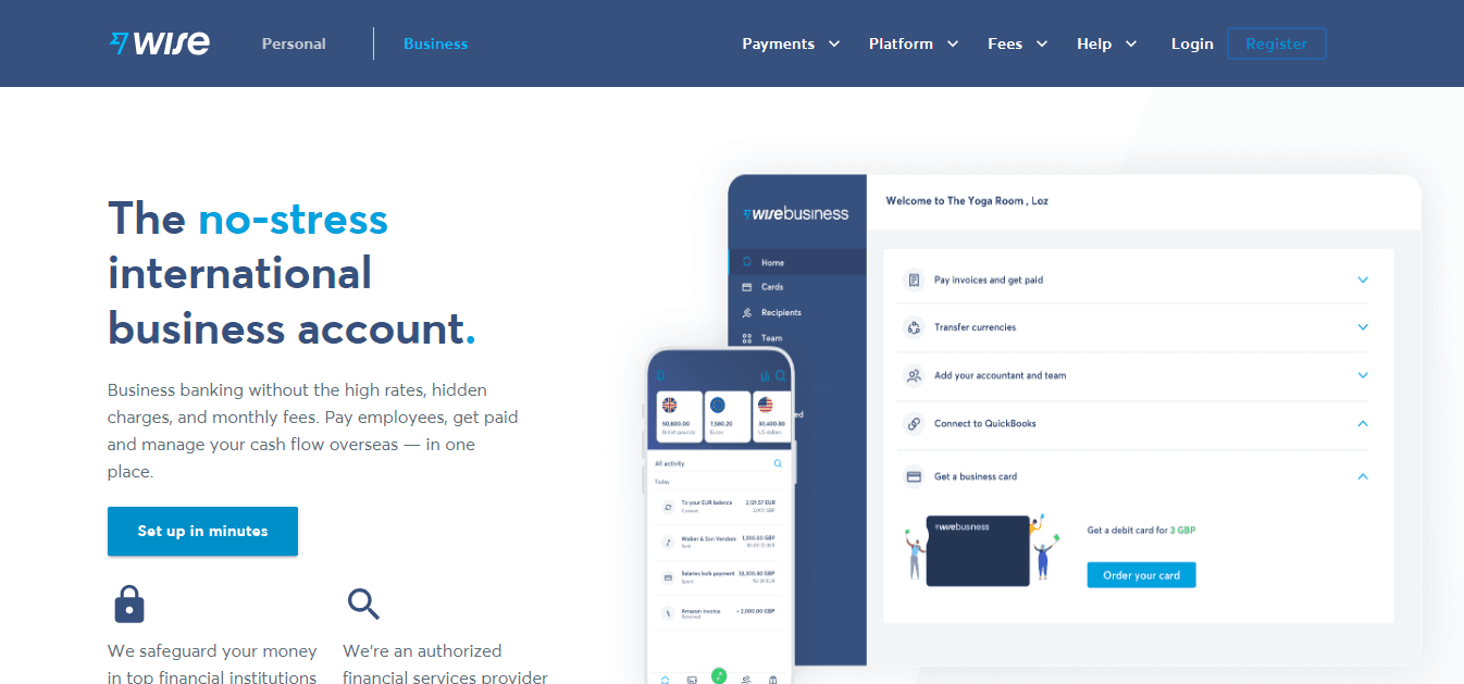 Wise website clone